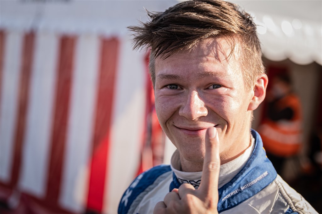 Martin Andersen sikrede lørdag sig selv og Hyundai den første løbssejr i årets sæson.